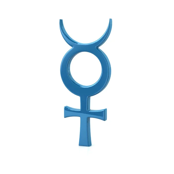 Символ Голубая ртути — стоковое фото