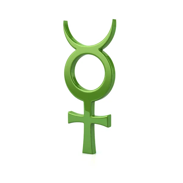 Символ зеленый ртути — стоковое фото