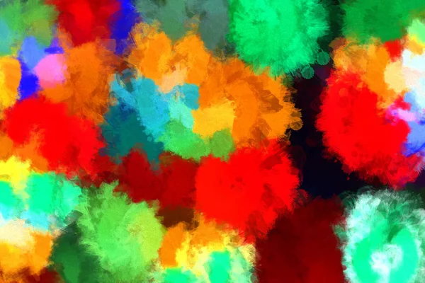 Абстрактный фон с яркими красочными пятнами — стоковое фото
