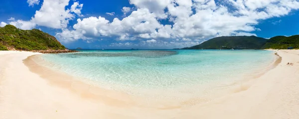 Картина идеальный пляж в Карибском бассейне Стоковая Картинка