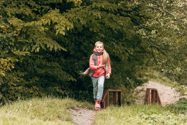 Ребенок в Осенний парк — стоковое фото