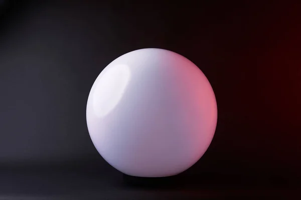 Один Белых Сферических Лампа Сложенные — стоковое фото