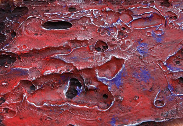 Красная текстура с синей вкраплениями Стоковое Изображение