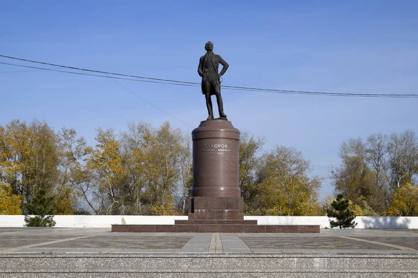 Monument Suvorov Monument Great Commander Стоковое Фото