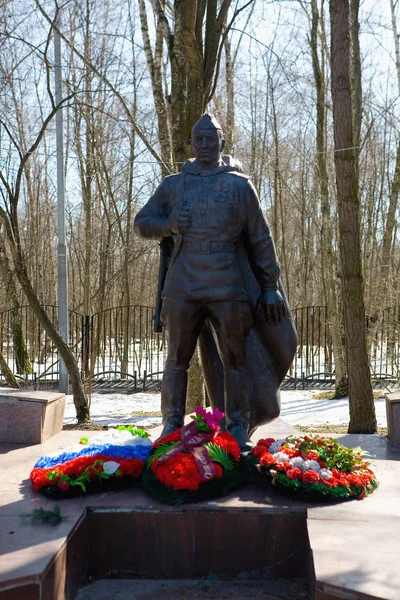 Памятник советской солдату-освободителю в Москве Лицензионные Стоковые Изображения