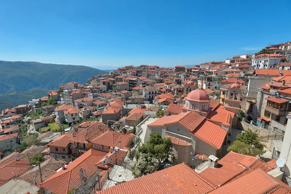 Arachova Southern Greece Taken April 2018 Лицензионные Стоковые Фото