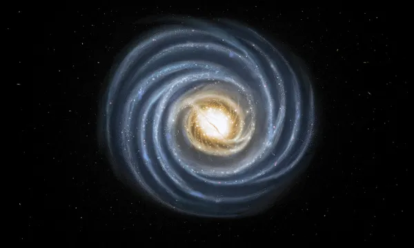 Галактика млечного пути — стоковое фото