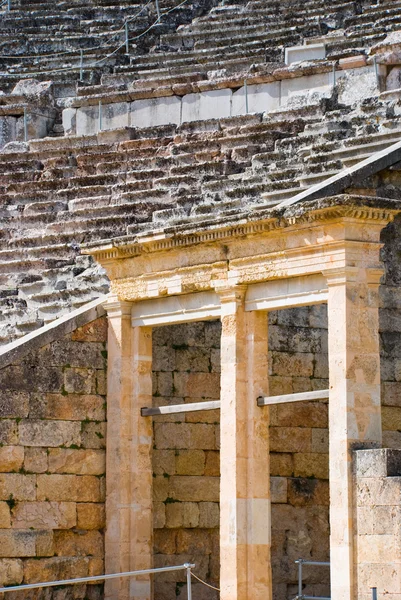 Крупным планом вид греческого античного театра — стоковое фото