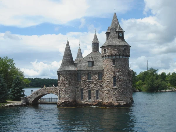 Замок Болдт на озере Онтарио Стоковое Изображение