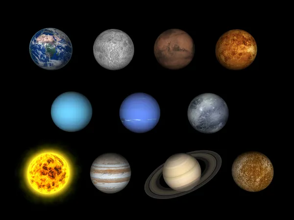 Солнечной системе — стоковое фото