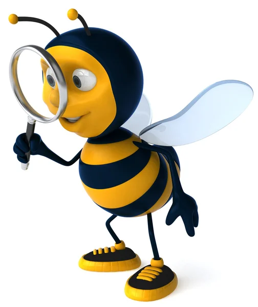 Счастливая пчела 3-я иллюстрация — стоковое фото