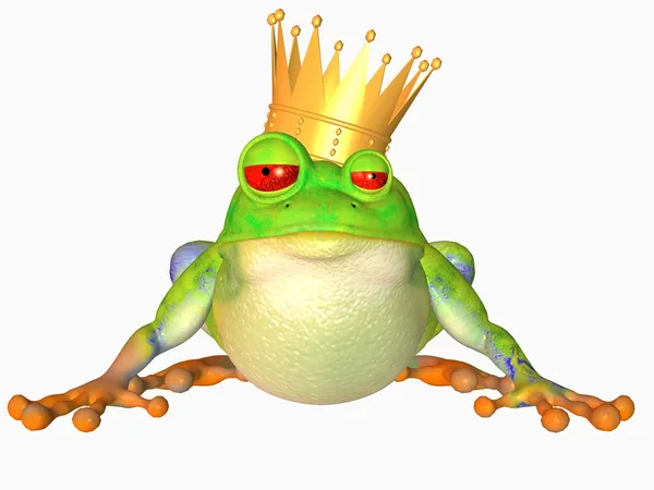 Король лягушки — стоковое фото