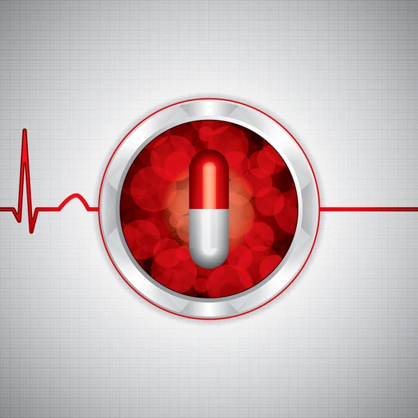 Анти-препарат медицинский фон — стоковый вектор