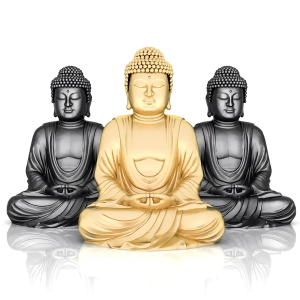 Золотая статуя Будды Лицензионные Стоковые Фото