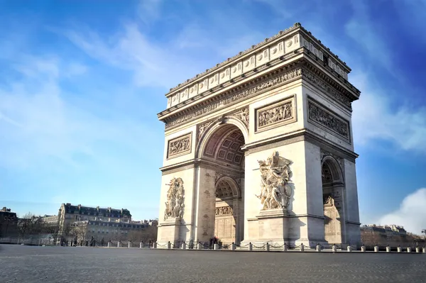 Arc de Triomphe Париже - Париж - Франция — стоковое фото
