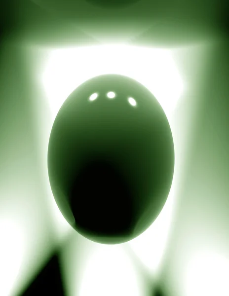 Яйцо 3D — стоковое фото