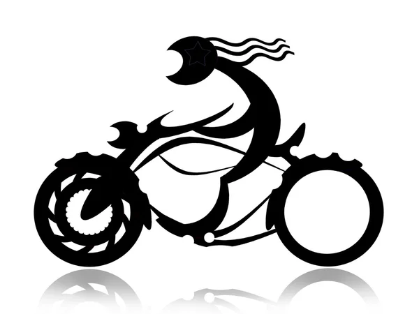 Наездник мотоцикла — стоковое фото