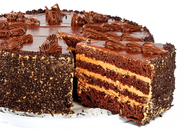 Шоколадный торт Лицензионные Стоковые Изображения