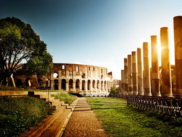 Колизей в Риме, Италии Стоковое Фото