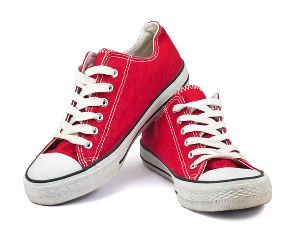 Ретро красный обувь Стоковое Фото