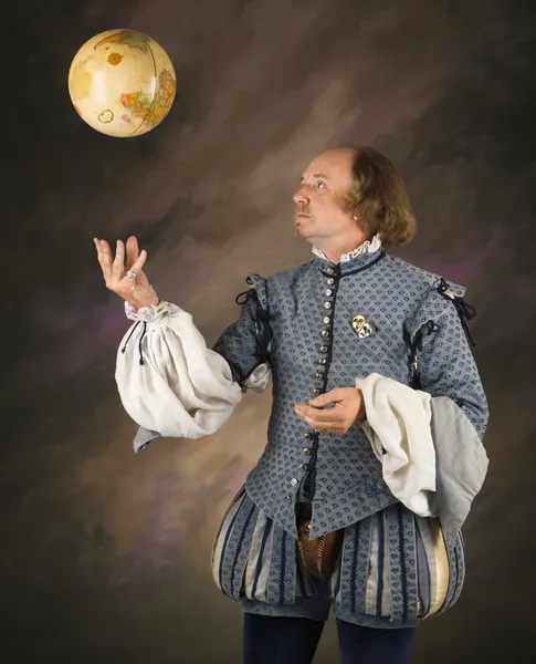 Бросание Глобус Шекспир Лицензионные Стоковые Фото