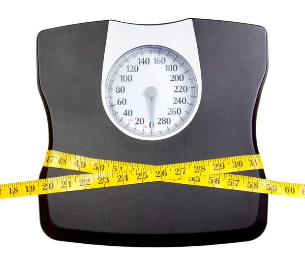 Весы с измерительной ленты Лицензионные Стоковые Фото