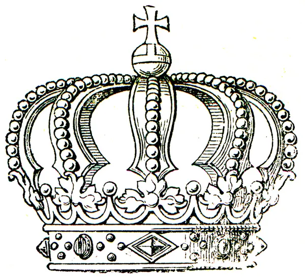 Типичных Королевская корона — стоковое фото
