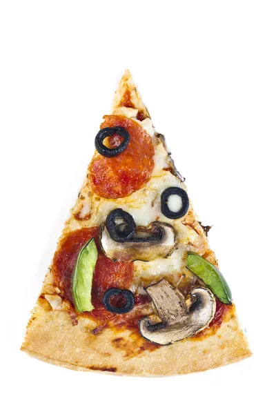 Кусок пиццы — стоковое фото