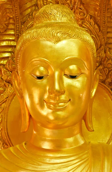 Улыбающееся лицо Будды изображение Стоковая Картинка