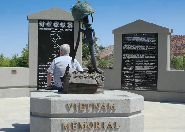 Мемориал войны во Вьетнаме, Сидар-Сити — стоковое фото