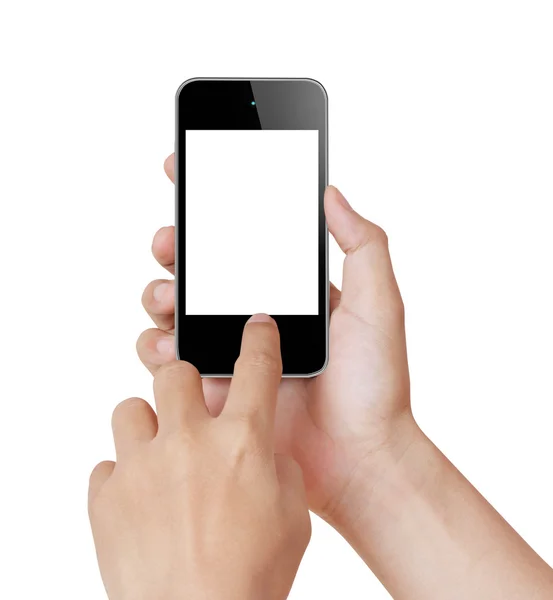 Мобильный телефон сенсорного экрана — стоковое фото