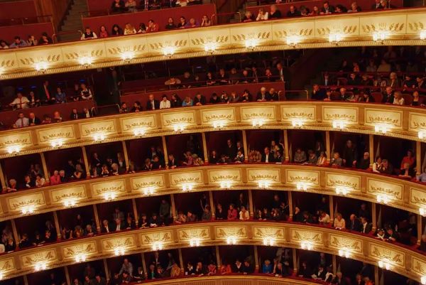 Балконы Венская государственная опера Лицензионные Стоковые Фото