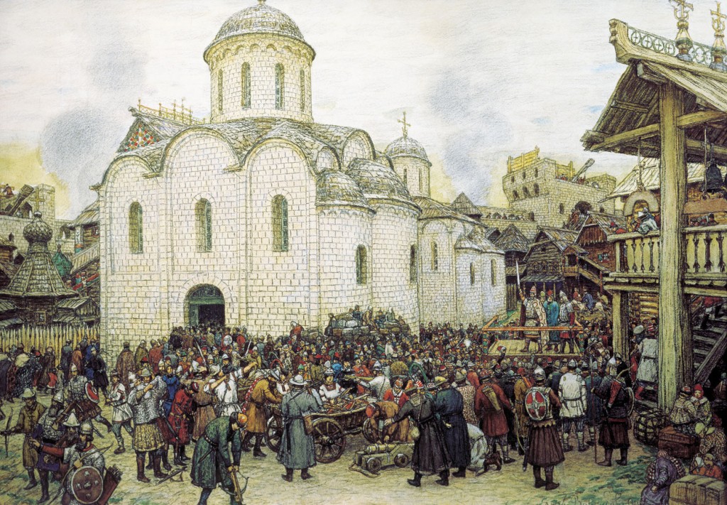 Кремль в конце 14 века