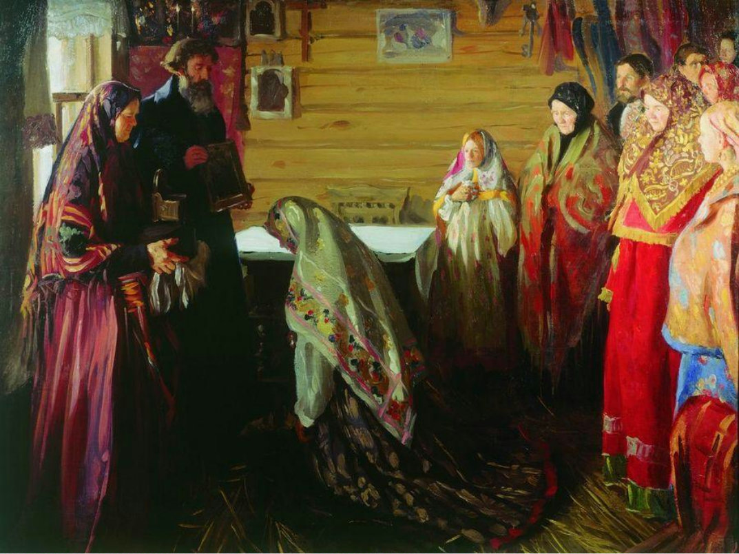 Крестьянские свадьбы в русской живописи 