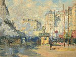 Monet Extérieur de la gare Saint-Lazare, effet de soleil.jpg