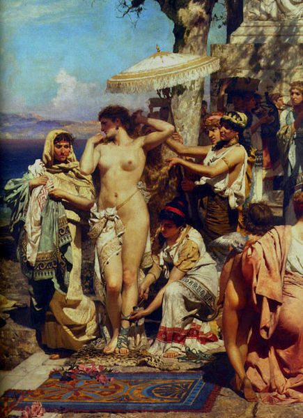 Файл: Семирадский - Фрина на празднике Посейдона в Eleusis (фрагмент) .jpg