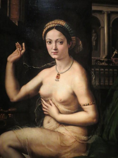 Дама за туалетом, или Форнарина. Джулио Пиппи (нач. 1520-х)