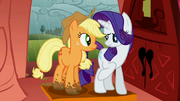 Rarity points out Applejack&#039;s muddy hooves S1E08