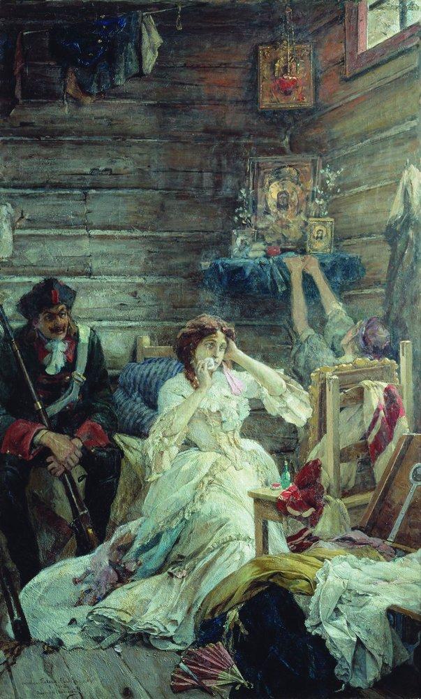 Мария Гамильтон перед казнью — Сведомский Павел Александрович 