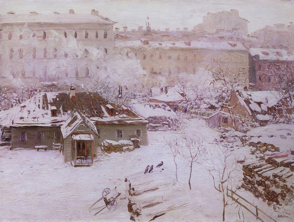 Первый снег — Дубовской Николай Никанорович 