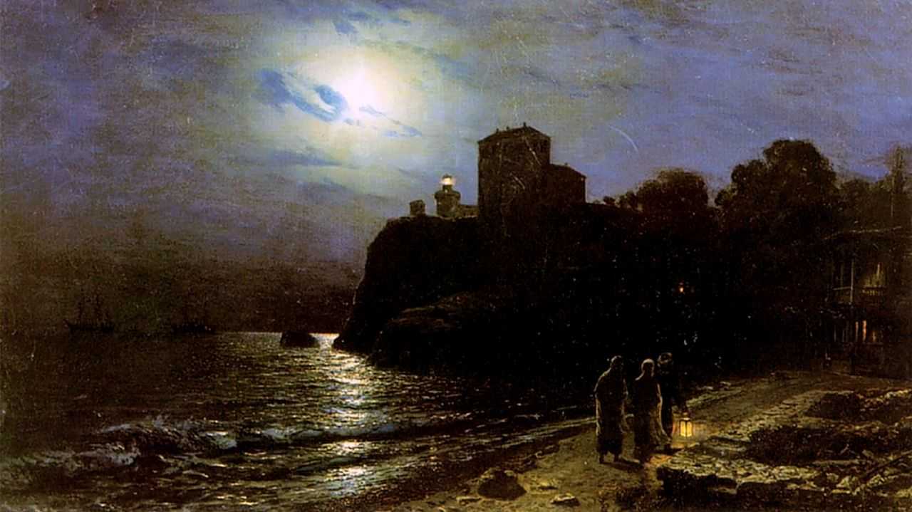 Лунная ночь на море — Лагорио Лев Феликсович 