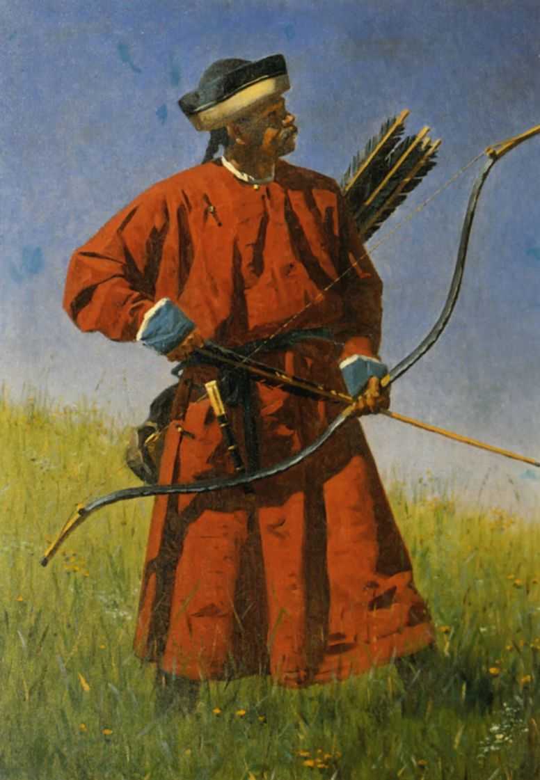 Бухарский солдат (сарбаз). — Верещагин Василий Васильевич 