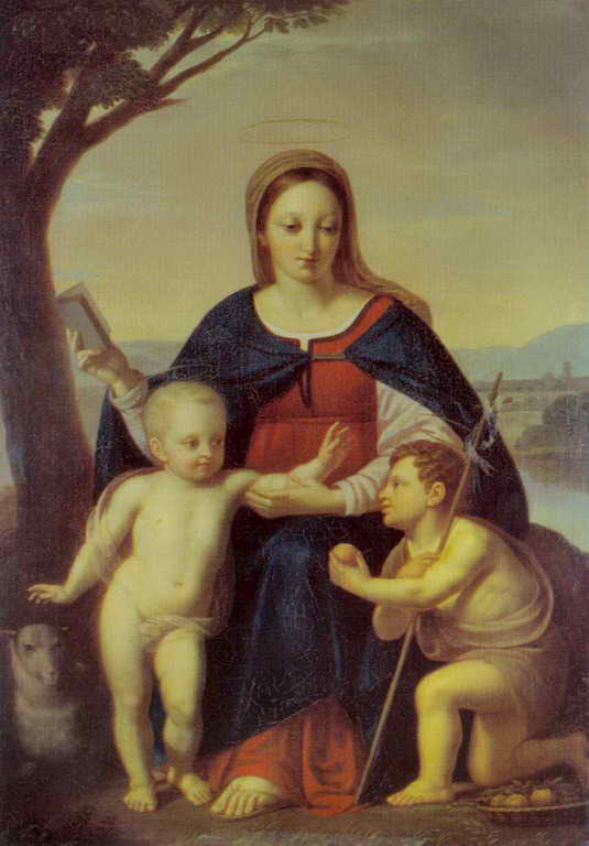 Богоматерь с младенцем Христом и Иоанном Крестителем — Егоров Алексей Егорович 