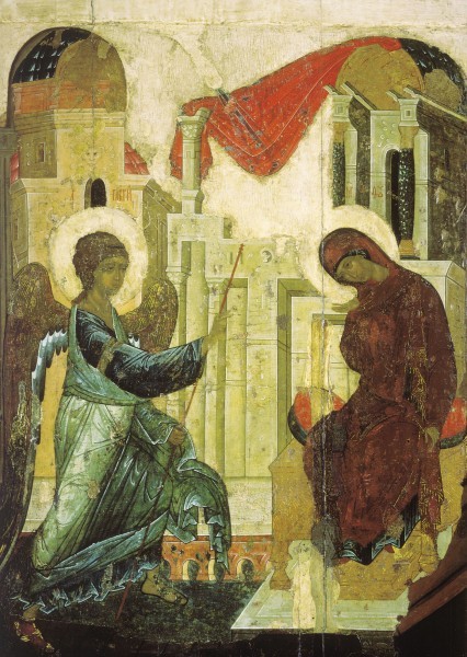 Икона из праздничного чина Успенского собора г.Владимира. 1408 г. ГТГ, Москва