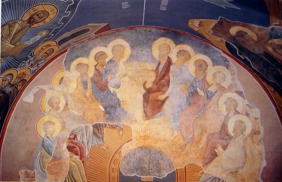 Фрагмент росписи Успенского собора во Владимире