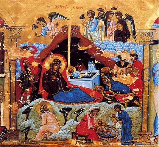 Икона-эпистилий. Последняя четверть XII в. Монастырь св.Екатерины, Синай. Фрагмент