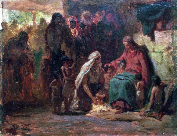 Благословение детей. 1890-е