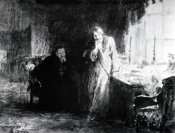 Николай Гоголь и отец Матвей. 1902