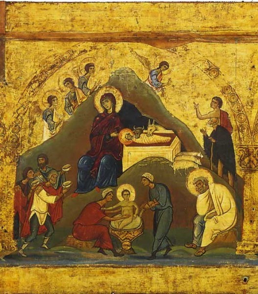 Икона-эпистилий. 2-ая пол. XII в. Монастырь св.Екатерины, Синай. Фрагмент