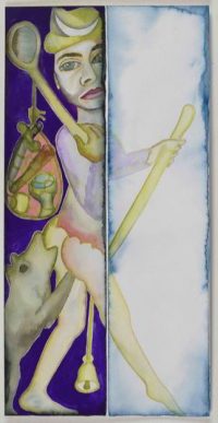 Francesco Clemente. The Fool